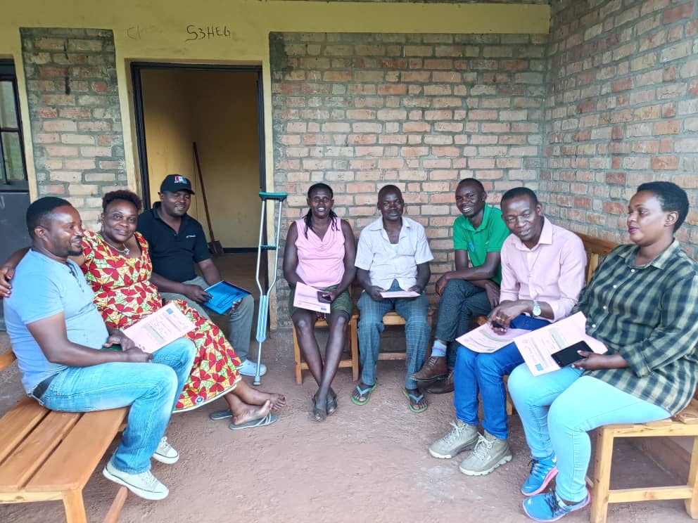 Mr Furaha and Mr Claude of UGAMA with cooperative BoD