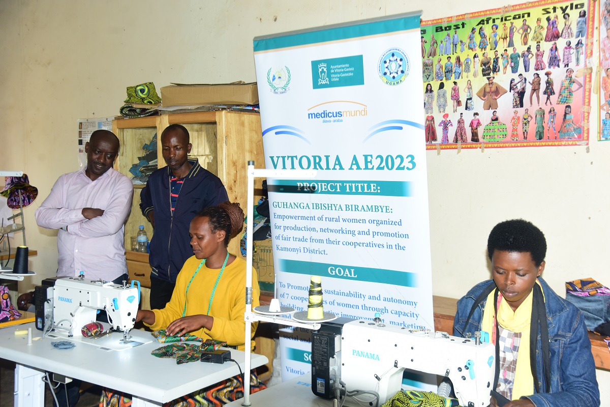 KAMONYI: UGAMA trains tailors cooperatives and provides them with modern technology sewing machines